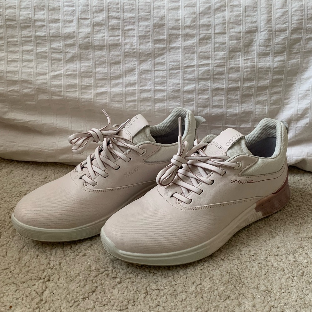 ECCO Pink Golf Sneakers